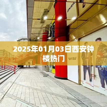 西安鐘樓，2025年元旦人氣勝地