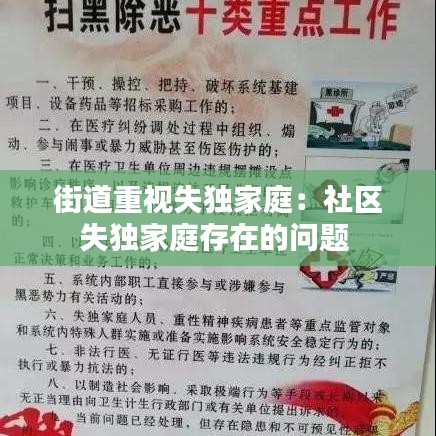街道重視失獨家庭：社區(qū)失獨家庭存在的問題 