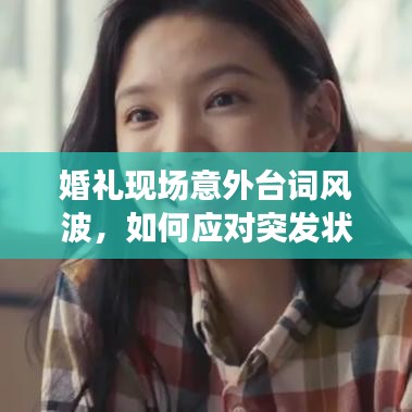 婚禮現(xiàn)場意外臺詞風波，如何應(yīng)對突發(fā)狀況？