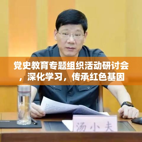 黨史教育專題組織活動研討會，深化學習，傳承紅色基因