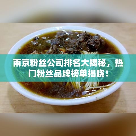 南京粉絲公司排名大揭秘，熱門粉絲品牌榜單揭曉！