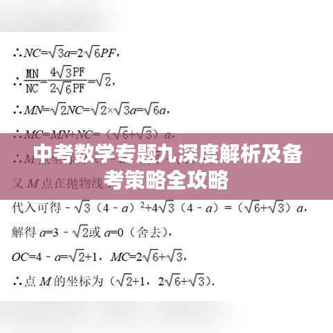 中考數(shù)學(xué)專題九深度解析及備考策略全攻略
