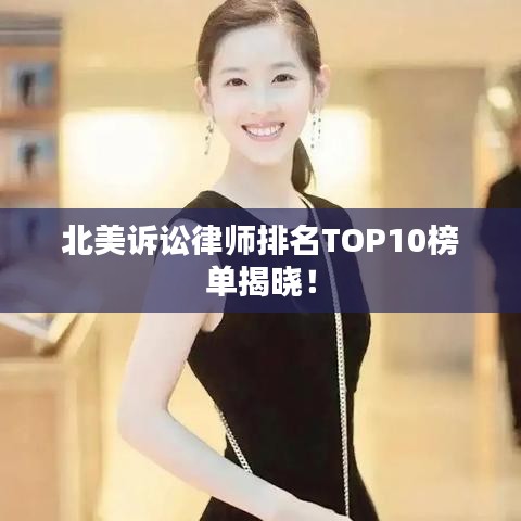 北美訴訟律師排名TOP10榜單揭曉！