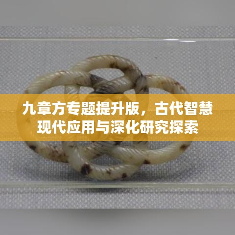 九章方專題提升版，古代智慧現(xiàn)代應(yīng)用與深化研究探索